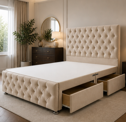 Stylish King Size Divan Bed Frame – Comfortable & Modern Style