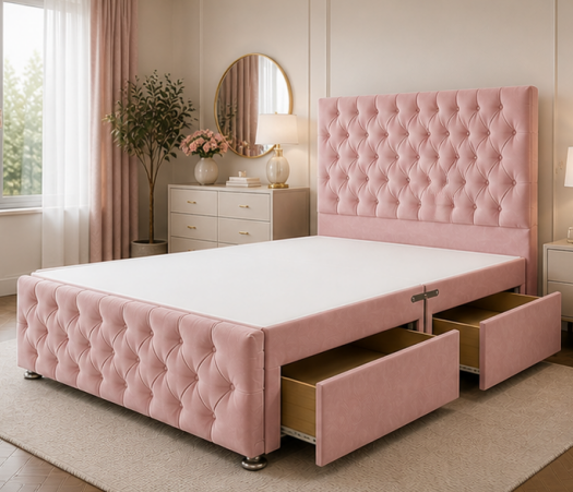 Modern Storage King Size Divan Bed Frame – Space Saving Solution