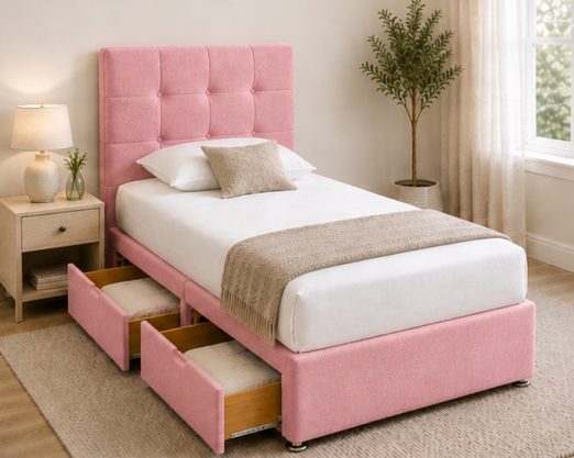 Durable Single Divan Bed Frame – Modern Bedroom Collection
