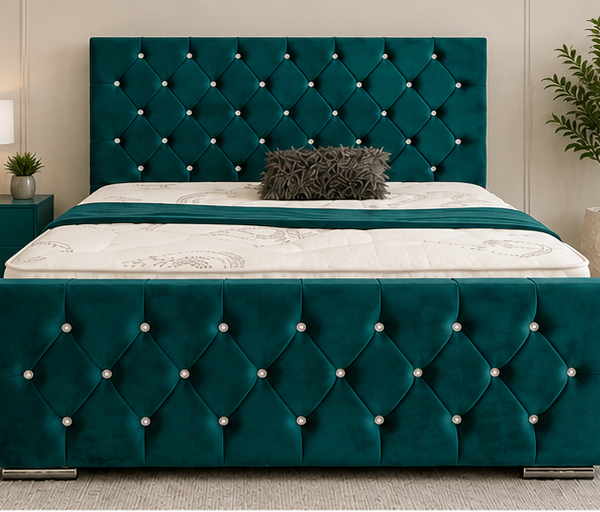 Black Florida Double Bed with Modern Finish - Luxury Florida Double Bed (Copy)