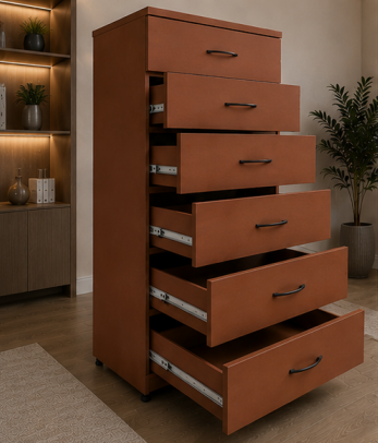 Large 6 Drawer Bedroom Chest – Spacious 6 Chest of Drawers