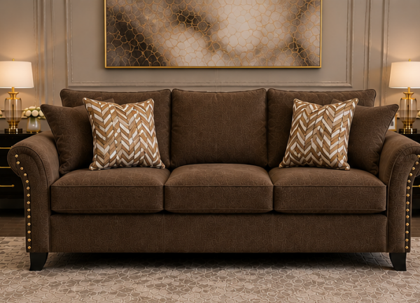 Harrison Luxury 3 Seater Sofa - Harrison Elegant 3 Seater Sofa