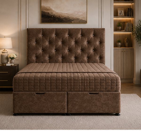 Double Bed - Ottoman Double Bed Frame with Storage