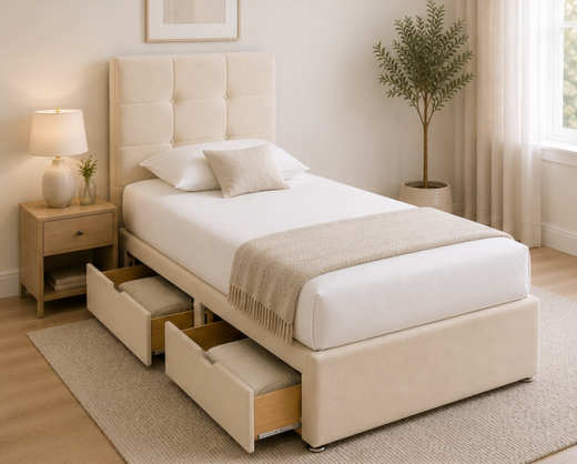 Professional Single Divan Bed Frame – Premium Furniture