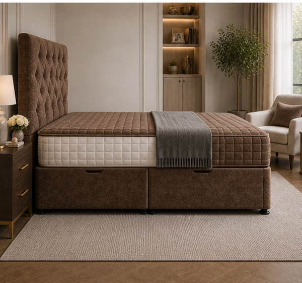 Contemporary King Size Ottoman Storage Bed