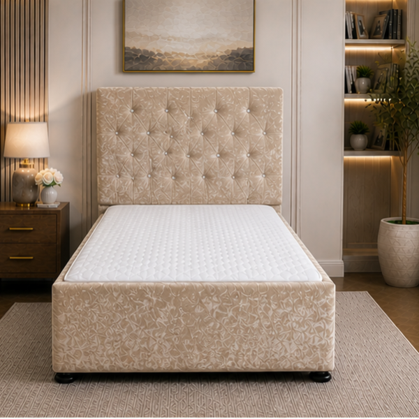 Elegant Single Ottoman Bed Frame