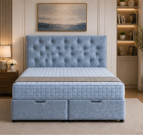 Luxury Super King Ottoman Storage Bed