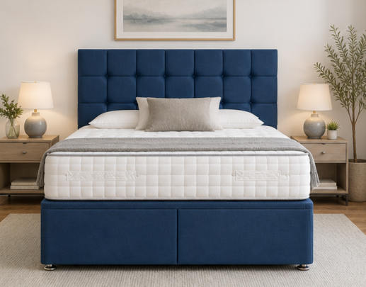 Stylish King Size Divan Bed – Luxury Bedroom Collection