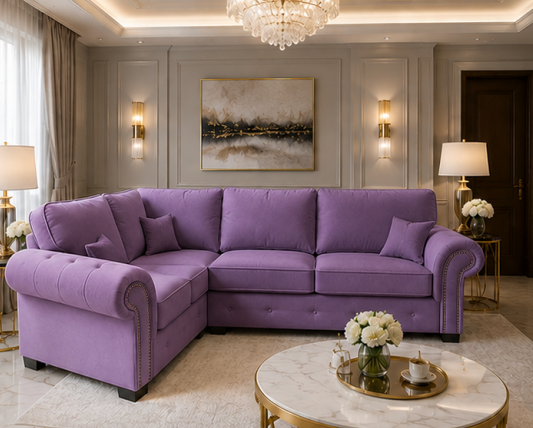 Luxury Four Seater Corner Sofa - 4 Seater L Shape Sofa