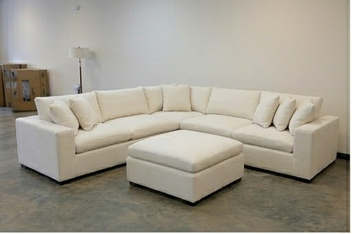 Dylan 5-Seater Modern Corner Sofa - Off White Color