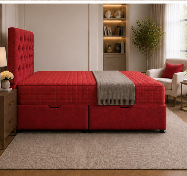Designer Super King Ottoman Bed Frame