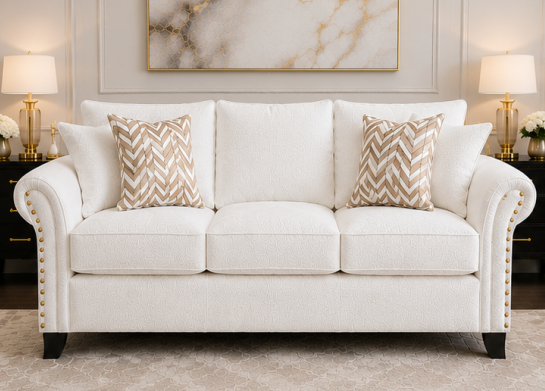 Harrison Elegant Seating Sofa - 3 Seater Sofa - Stylish Sofa