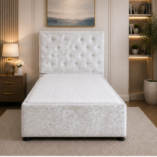 Single Ottoman Bed with Gas Lift Storage