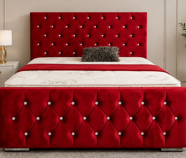 Florida Wooden Double Bed with Luxury Comfort