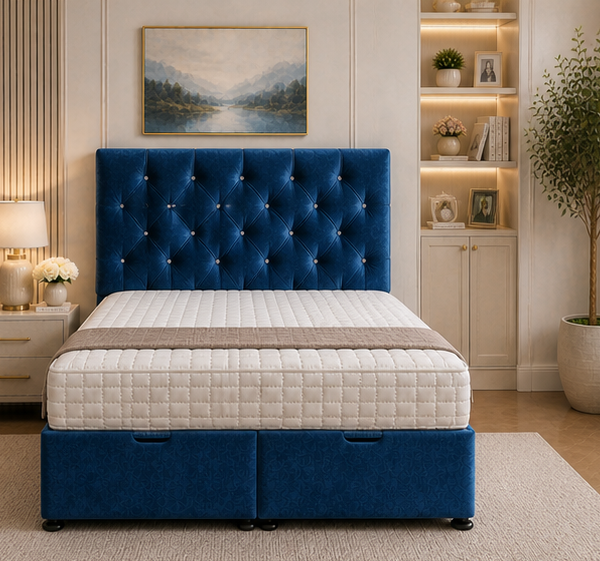 Ottoman Double Bed Frame with Storage