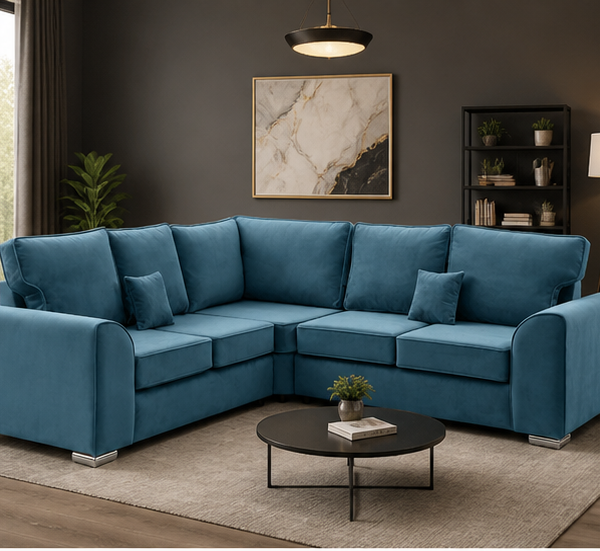 Dylan 5 Seater Corner Sofa – Corner Sofa – Soft Cushioned Comfort