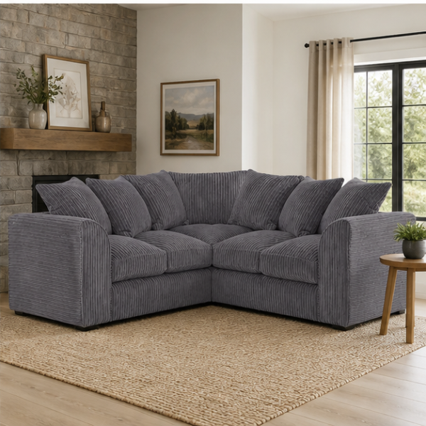 Luxury Dylan Corner Sofa – Spacious & Elegant Design