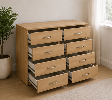Stylish 4/4 Chest of Drawers – Contemporary Storage -  Chest of 4 Drawers