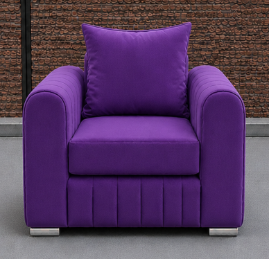 Lilly 1 Seater Sofa – Soft Cushion Comfort Sofa