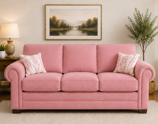 Verona Fabric 3 Seat Sofa