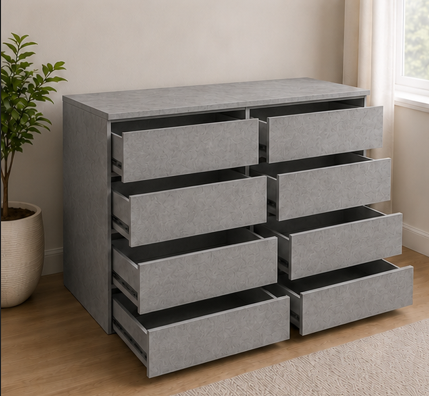 Chest of 4+4 Drawers – Modern Designer Storage