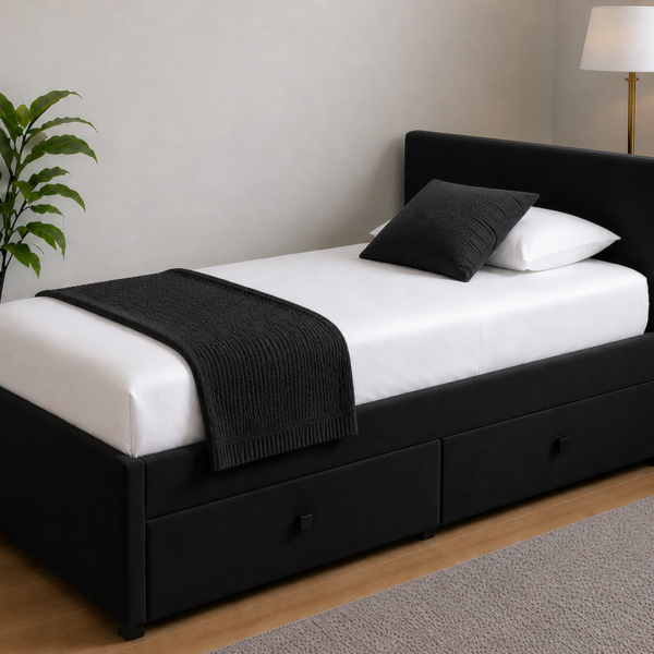 Solid Wood Divan Single Bed Frame