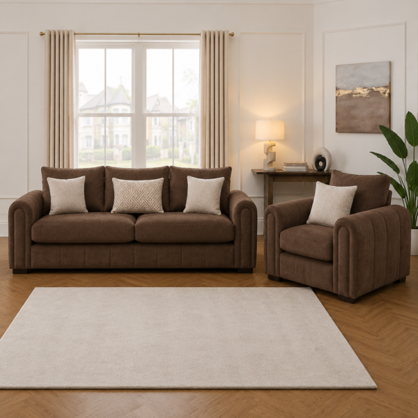 Lilly 3+2+1 seater sofa-Modern