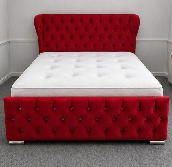 Super King Bed - Oxford Wingback Luxury King Bed