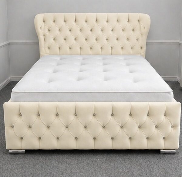 King Bed Oxford Wingback - Luxury Comfort King Bed