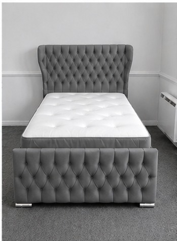 Oxford Wingback Luxury Comfort Single Bed