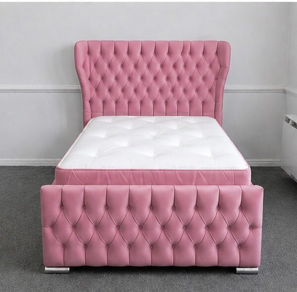 Oxford Wingback Modern Single Bed
