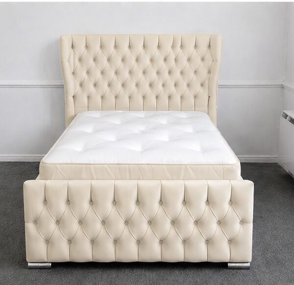 Oxford Wingback Plush Single Bed
