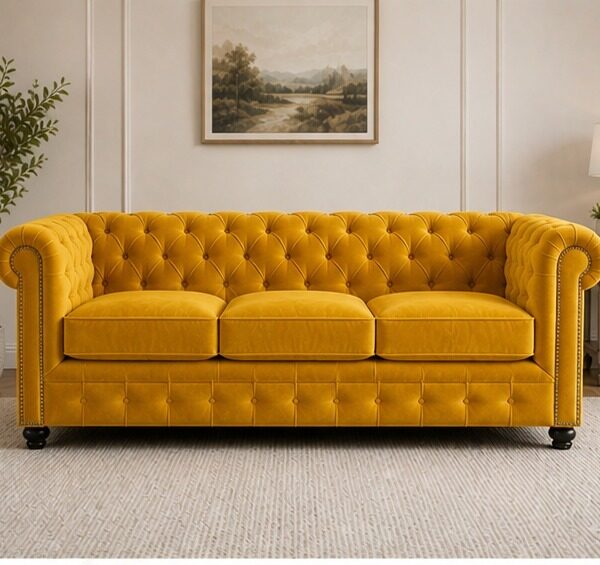 Living Room 3 Seater Sofa - Nicole Premium 3 Seater Sofa