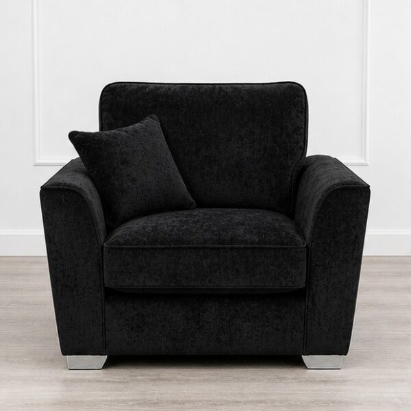 Dylan 1-Seater Sofa – Modern Black Sofa
