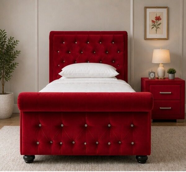 Sleigh Single Bed – Timeless Bedroom Furniture
