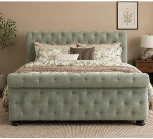 Sleigh King Size Bed Frame – Comfortable Home Bed