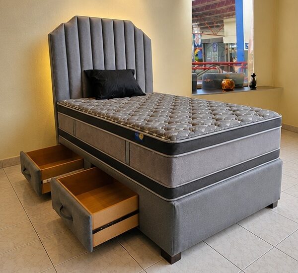 Super King Size Divan Bed Frame with Mattress Option Available