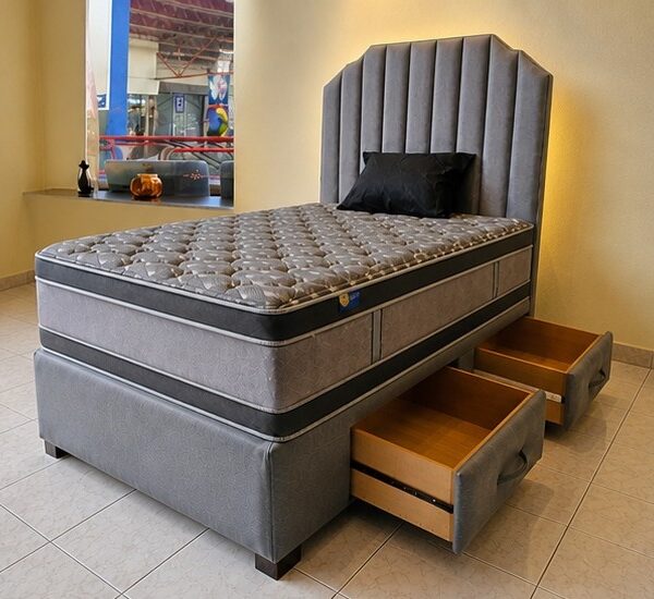 Premium Double Divan Bed with 2 Drawers