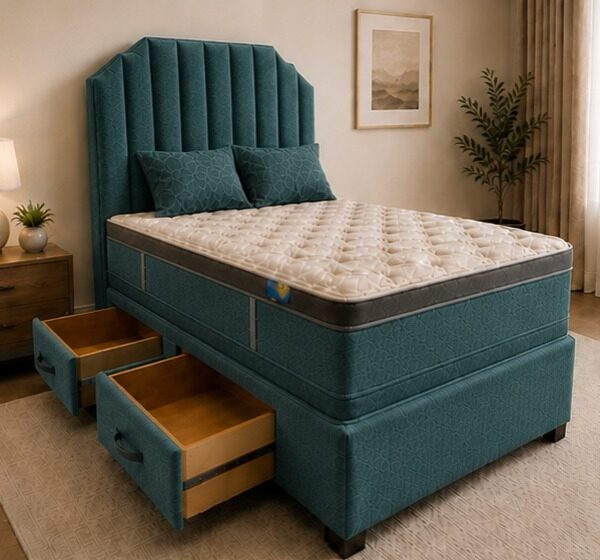 Super King Size Divan Bed with Flexible Mattress Choice