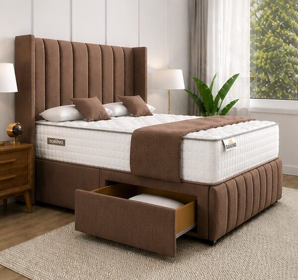 Storage Double Divan Bed Base - Double Divan Bed