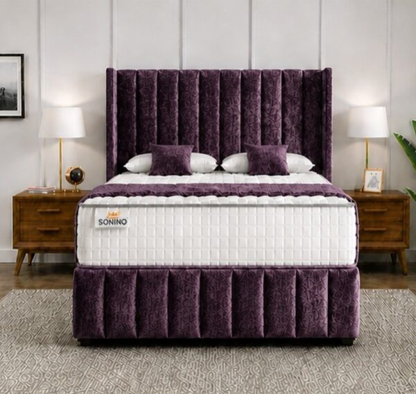 Super King Size Divan Bed with Quality Upholstery - Super King Size