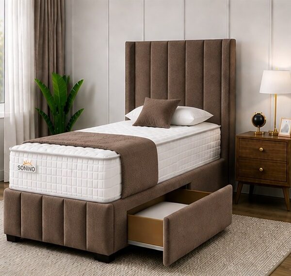 Single Divan Bed with Premium Comfort