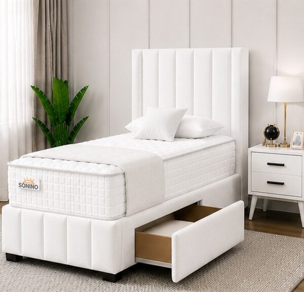 Single Divan Bed with Comfortable Support