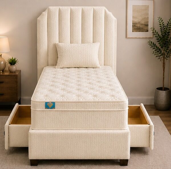 Single Divan Bed with Flexible Storage Options
