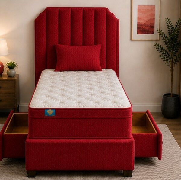 Single Divan Bed Base with Smart Storage