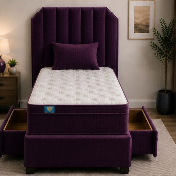 Single Divan Bed with Premium Finish - Divan Bed with Luxury Feel
