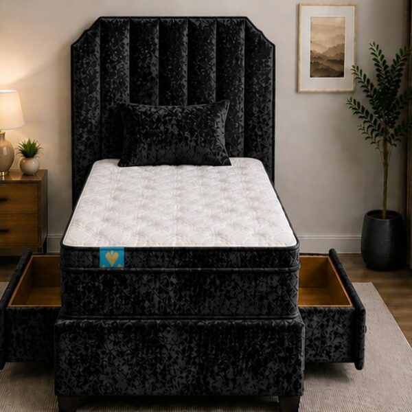 Single Divan Bed with Comfortable Support