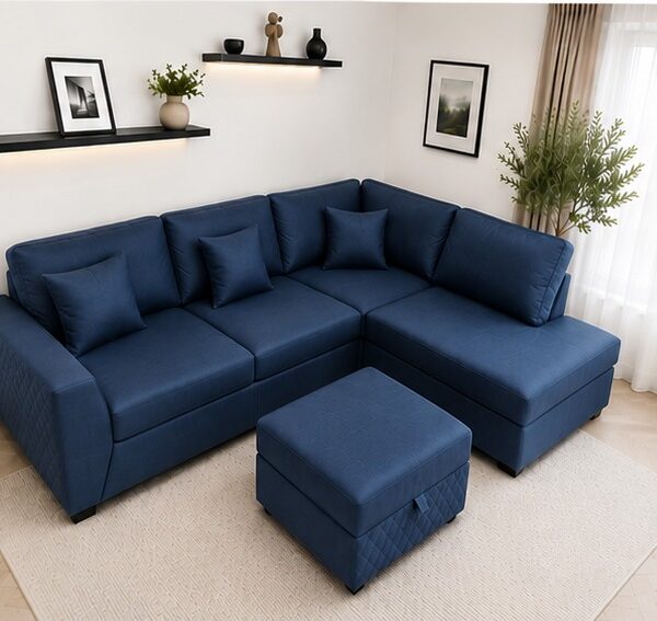 Dylan 4-Seater Leather Sofa – Modern Living Room Couch