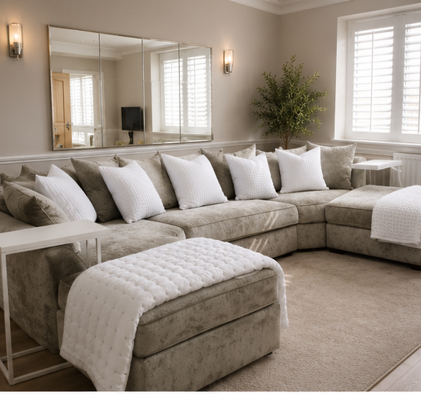 U shape 5 seater sofa