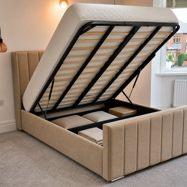 Ottoman King Size Bed – Stylish Storage Bed